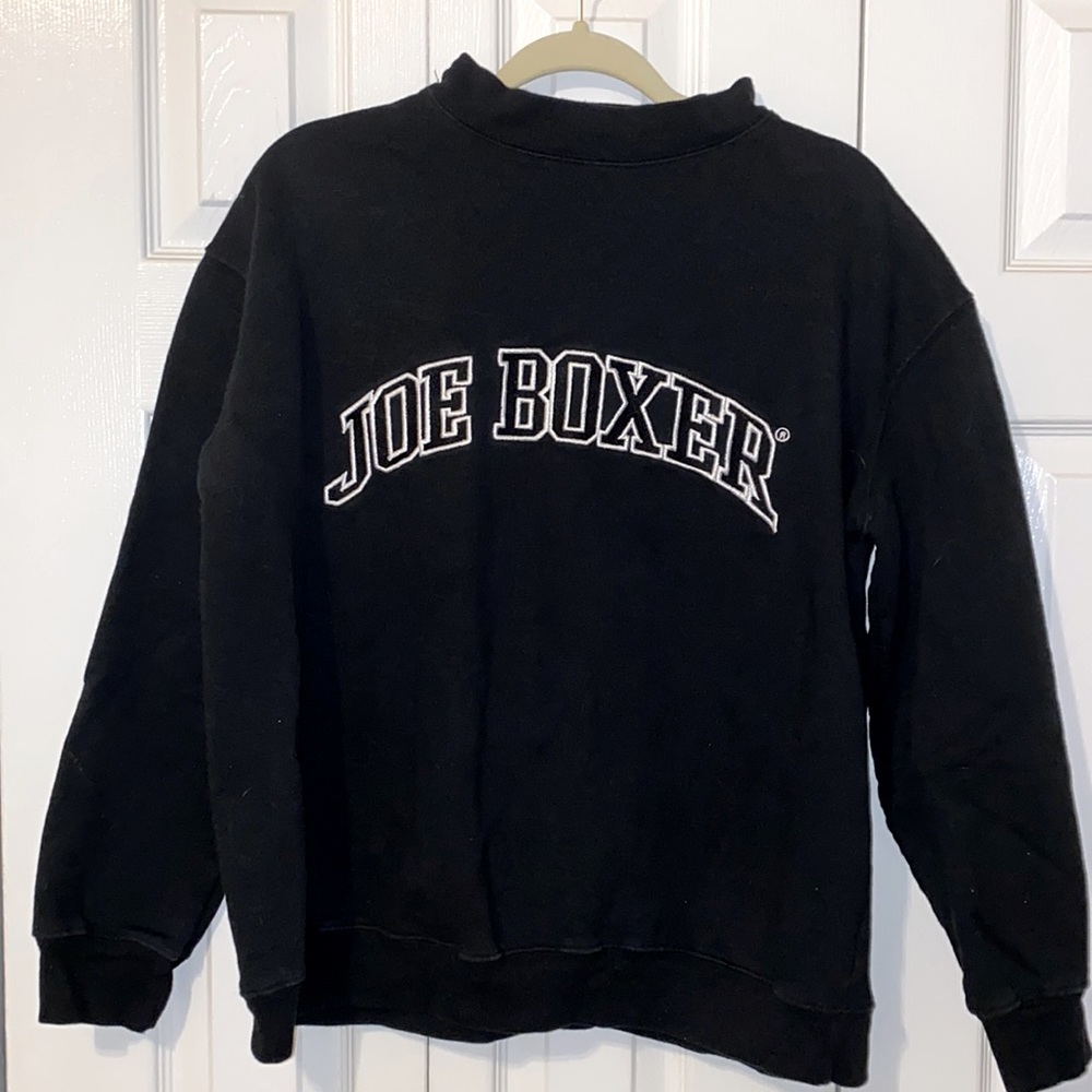 Vintage Joe Boxer Black Sweatshirt Gem